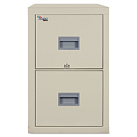 Patriot by FireKing Insulated Fire File, 1-Hour Fire Protection, 2 Legal/Letter File Drawers, Parchment, 17.75 x 25 x 27.75 (FIR2P1825CPA)