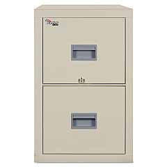 Patriot by FireKing Insulated Fire File, 1-Hour Fire Protection, 2 Legal/Letter File Drawers, Parchment, 17.75 x 25 x 27.75 (FIR2P1825CPA)
