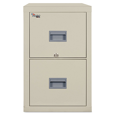 Patriot by FireKing Insulated Fire File, 1-Hour Fire Protection, 2 Legal/Letter File Drawers, Parchment, 17.75 x 25 x 27.75 (FIR2P1825CPA)