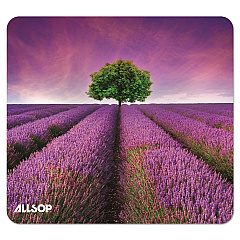Allsop Naturesmart Mouse Pad, 8.5 x 8, Lavender Field Design (ASP31422)