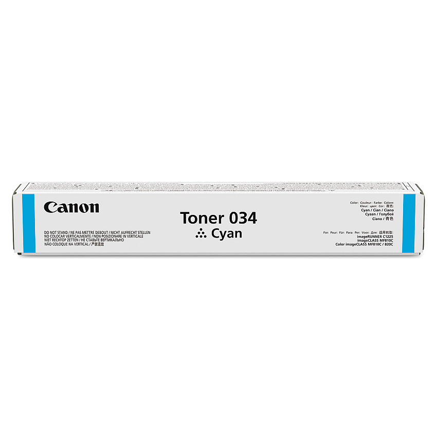 Canon 9453B001 (034) Toner, 7,300 Page-Yield, Cyan