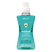 Method 4X Concentrated Laundry Detergent, Beach Sage, 53.5 oz Bottle, 4/Carton (MTH01489)