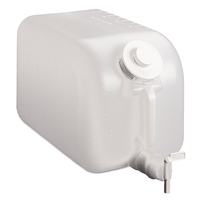 TOLCO Shur-Fill Dispenser, 5 Gal, Clear, 8/carton (TOC03007)