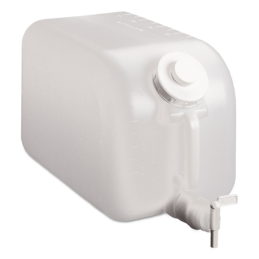 TOLCO Shur-Fill Dispenser, 5 Gal, Clear, 8/carton (TOC03007)