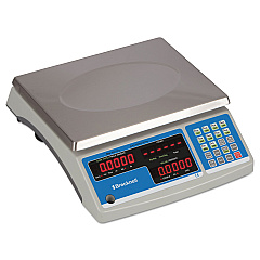 Brecknell Electronic 60 lb Coin and Parts Counting Scale, 11.5 x 8.75, Gray (SBWB140)