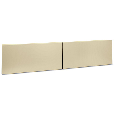 HON 38000 Series Hutch Flipper Doors For 72"w Open Shelf, 36w x 15h, Putty (HON387215LL)