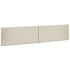 HON 38000 Series Hutch Flipper Doors For 72"w Open Shelf, 36w x 15h, Light Gray (HON387215LQ)