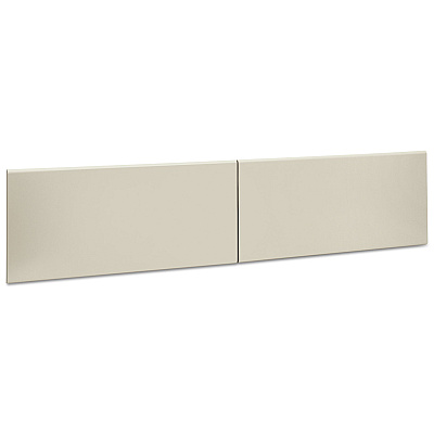 HON 38000 Series Hutch Flipper Doors For 72"w Open Shelf, 36w x 15h, Light Gray (HON387215LQ)