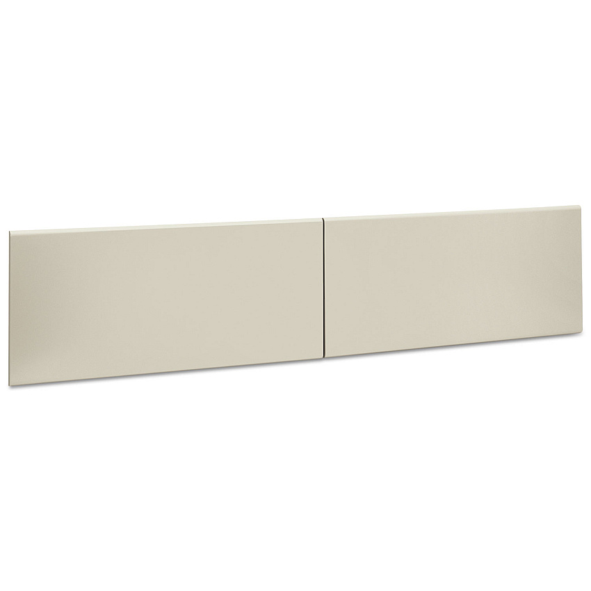 HON 38000 Series Hutch Flipper Doors For 72"w Open Shelf, 36w x 15h, Light Gray (HON387215LQ)
