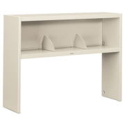 HON 38000 Series Stack On Open Shelf Hutch, 48w x 13.5d x 34.75h, Light Gray (386548NQ)