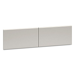 HON 38000 Series Hutch Flipper Doors For 60"w Open Shelf, 30w x 15h, Light Gray (HON386015LQ)