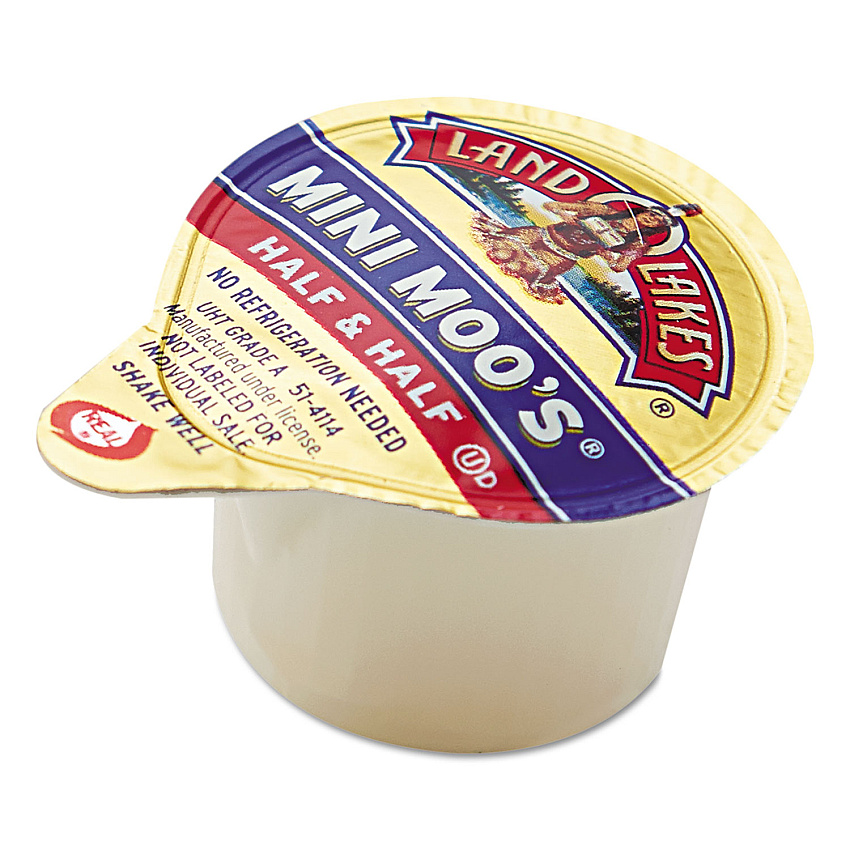 Land O' Lakes Mini Moo's Half and Half, 0.3 oz, 192/Carton (ITD827976)