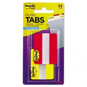 Post-it Tabs Solid Color Tabs, 1/5-Cut, Assorted Colors (Red and Yellow), 2" Wide, 44/Pack (6862RY)