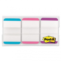 Post-it Tabs 1" Lined Tabs, 1/5-Cut, Lined, Assorted Pastel Colors, 1" Wide, 66/Pack (686LAPV)