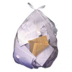 Heritage High-Density Waste Can Liners, 45 gal, 12 microns, 40" x 48", Natural, 25 Bags/Roll, 10 Rolls/Carton (Z8048MNR03)