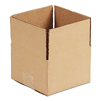 Universal Fixed-Depth Corrugated Shipping Boxes, Regular Slotted Container (RSC), 12" x 12" x 8", Brown Kraft, 25/Bundle (UNV12128)