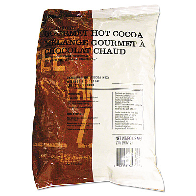 Starbucks Gourmet Hot Cocoa, 2 lb Bag, 6/Carton (SBK512808)