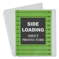 C-Line Side Loading Polypropylene Sheet Protectors, Clear, 2", 11 x 8.5, 50/Box (CLI62313)