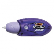 BIC Wite-Out Brand Mini Correction Tape, Non-Refillable, Blue Applicator, 0.2" x 236" (WOMTP11)