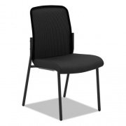 HON VL508 Mesh Back Multi-Purpose Chair, Supports Up to 250 lb, 19" Seat Height, Black Seat, Black Back, Black Base (VL508ES10)