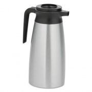 BUNN 1.9 Liter Thermal Pitcher, Stainless Steel/Black (VACPIT19)