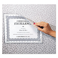 C-Line Cubicle Keepers Hook and Loop-Backed Display, 9.2 x 11.41, Velcro Mount, Clear, 25/Pack (CLI38991)