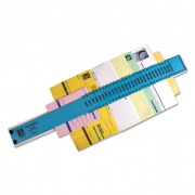 C-Line Plastic Indexed Sorter, 32 Dividers, Alpha/Numeric/Dates, Letter-Size, Blue Frame (30532)