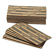 Pap-R Products Flat Coin Wrappers, Dollar Coin, $25, Pop-Open Wrappers, 1000/Box (CTX30100)