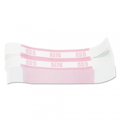 Pap-R Products Currency Straps, Pink, $250 in Dollar Bills, 1000 Bands/Pack (400250)