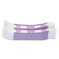 Pap-R Products Currency Straps, Violet, $2,000 in $20 Bills, 1000 Bands/Pack (CTX402000)