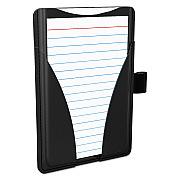 Oxford At Hand Note Card Case, Holds 25 3 x 5 Cards, 5.5 x 3.75 x 5.33, Poly, Black (OXF63519)