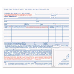 TOPS Hazardous Material Short Form, Four-Part Carbonless, 8.5 x 7, 50 Forms Total (3843)