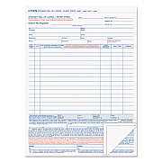 TOPS Bill of Lading, Three-Part Carbonless, 8.5 x 11, 50 Forms Total (TOP3846)