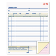 TOPS Purchase Order Book, 22 Lines, Three-Part Carbonless, 8.38 x 10.19, 50 Forms Total (TOP46147)
