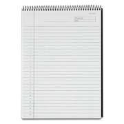 TOPS Docket Diamond Top-Wire Ruled Planning Pad, Wide/Legal Rule, Black Cover, 60 White 8.5 x 11.75 Sheets (63978)