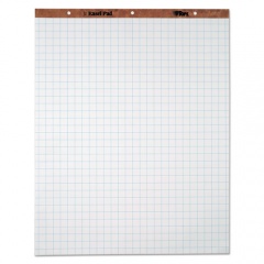 TOPS Easel Pads, Quadrille Rule (1 sq/in), 27 x 34, White, 50 Sheets, 4/Carton (7900)