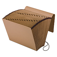 Pendaflex Kraft Indexed Expanding File, 31 Sections, Elastic Cord Closure, 1/15-Cut Tabs, Letter Size, Brown (PFXK17DOX)
