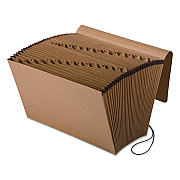 Pendaflex Kraft Indexed Expanding File, 31 Sections, Elastic Cord Closure, 1/15-Cut Tabs, Legal Size, Brown (PFXK19DOX)