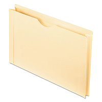 Pendaflex Manila Reinforced File Jackets, 2-Ply Straight Tab, Legal Size, Manila, 50/Box (PFX23200)