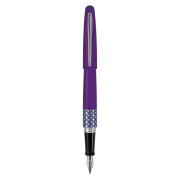 Pilot MR Retro Pop Collection Fountain Pen, Fine 0.7 mm, Black Ink, Purple (91434)