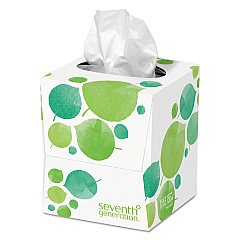 Seventh Generation 100% Recycled Facial Tissue, 2-Ply, White, 85 Sheets/Box (SEV13719EA)