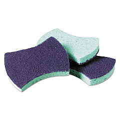 Scotch-Brite PROFESSIONAL Power Sponge #3000, 2.8 x 4.5, 0.6" Thick, Blue/Teal, 20/Carton (MMM3000CT)