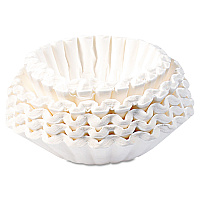 BUNN Commercial Coffee Filters, 12 Cup Size, Flat Bottom, 500/Bag, 2 Bags/Carton (BUN1M5002)