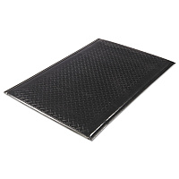 Guardian Soft Step Supreme Anti-Fatigue Floor Mat, 36 x 60, Black (MLL24030501DIAM)