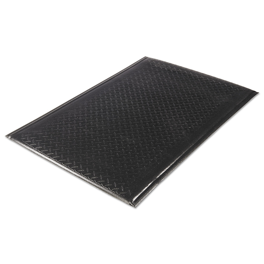 Guardian Soft Step Supreme Anti-Fatigue Floor Mat, 36 x 60, Black (MLL24030501DIAM)