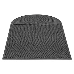 Guardian EcoGuard Diamond Floor Mat, Single Fan, 36 x 72, Charcoal (MLLEGDSF030604)