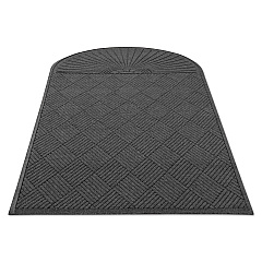 Guardian EcoGuard Diamond Floor Mat, Single Fan, 48 x 96, Charcoal (MLLEGDSF040804)