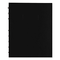 Blueline NotePro Quad Notebook, Data/Lab-Record Format with Narrow and Quadrille Rule Sections, Black Cover, (96) 9.25 x 7.25 Sheets (REDA44C81)