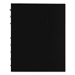 Blueline NotePro Quad Notebook, Data/Lab-Record Format with Narrow and Quadrille Rule Sections, Black Cover, (96) 9.25 x 7.25 Sheets (REDA44C81)