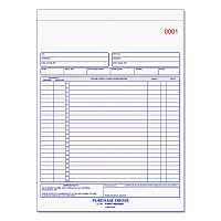 Rediform Purchase Order Book, 17 Lines, Three-Part Carbonless, 8.5 x 11, 50 Forms Total (RED1L147)
